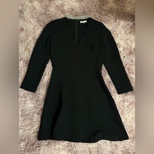 Sandro Paris artiste black pearl choker black dress size 2